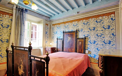 Il Gualdo: Værelse, Møbel, Ejendom, Soveværelse, Seng, Indretning, Bygning, Loft, Bed Frame, Sengetøj